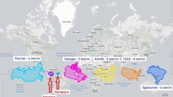 Реальные размеры стран Реальная карта мира без искажений онлайн